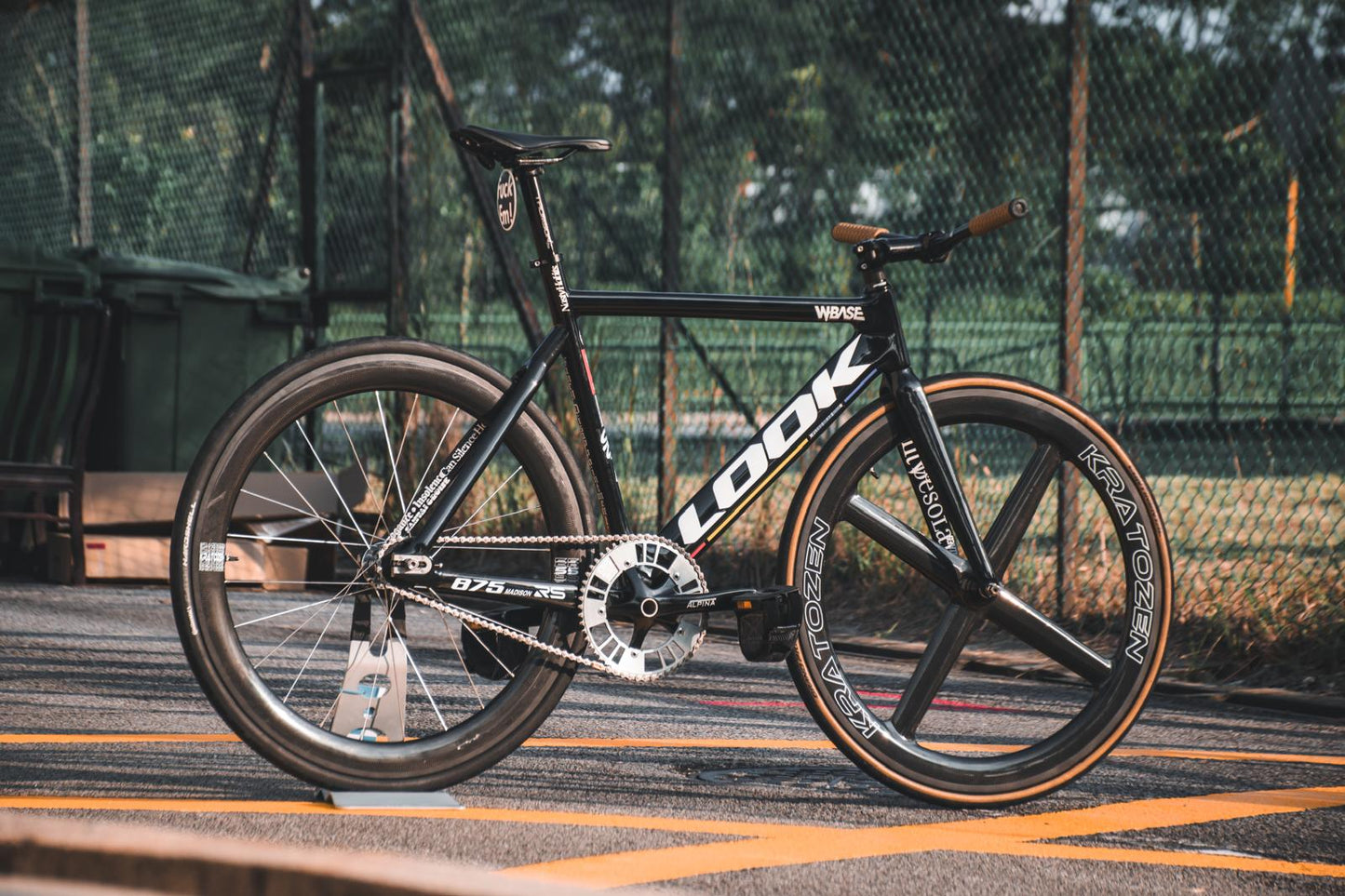 Kratozen Blade 4 Carbon Front Fixed Gear Wheel