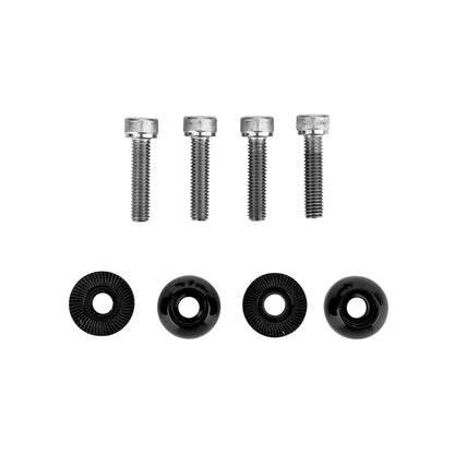 Kratozen Low Flange Black Track Fixed Gear Hub Set - Kratozen