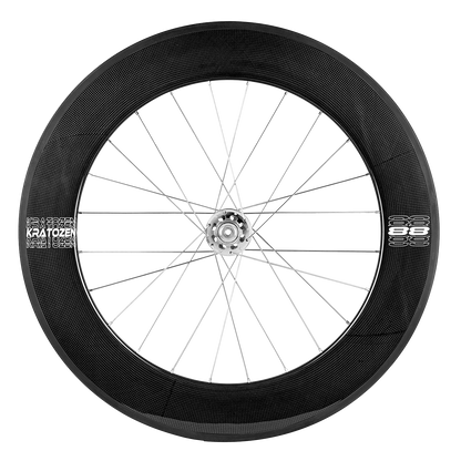Kratozen 88mm Fixed Gear Carbon Track Wheels