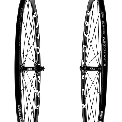 Kratozen BlazeOne Aluminium Black Fixed Gear Track Wheelset - Kratozen